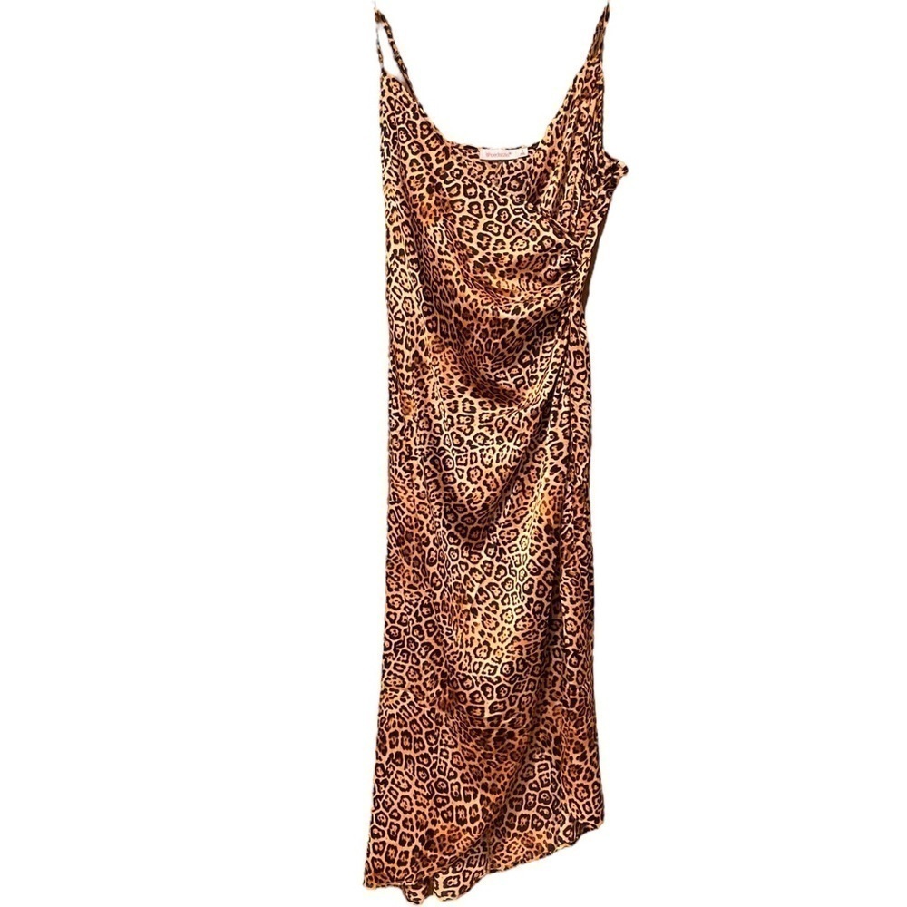 Leopard Print Slip Dress